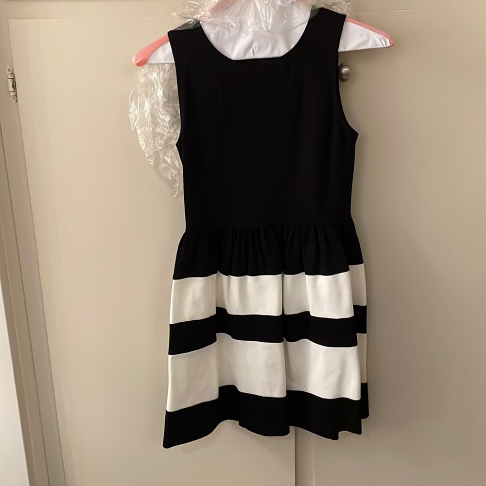 Bar III Black and White Dress